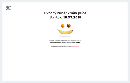 Ovocny kurier - desktop - Fruit for office